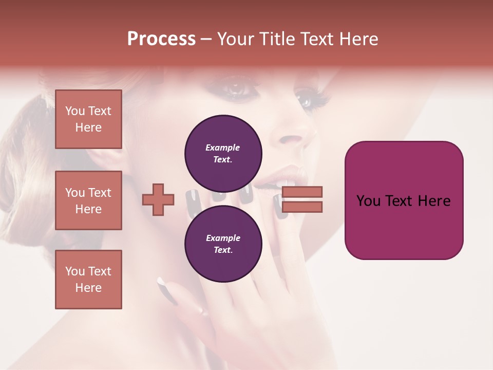 Eyelash Beauty Salon Cute PowerPoint Template