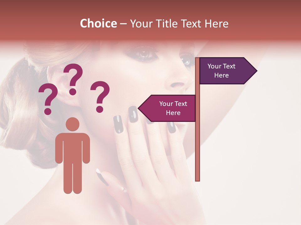 Eyelash Beauty Salon Cute PowerPoint Template