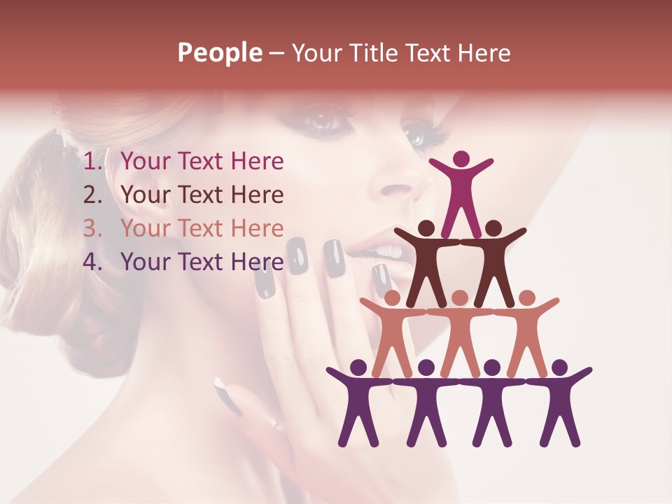 Eyelash Beauty Salon Cute PowerPoint Template