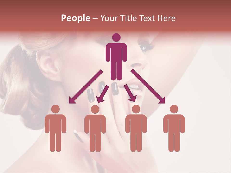 Eyelash Beauty Salon Cute PowerPoint Template