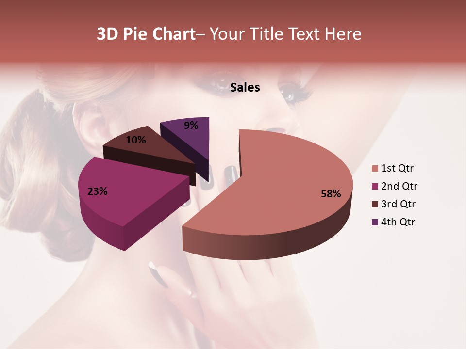 Eyelash Beauty Salon Cute PowerPoint Template