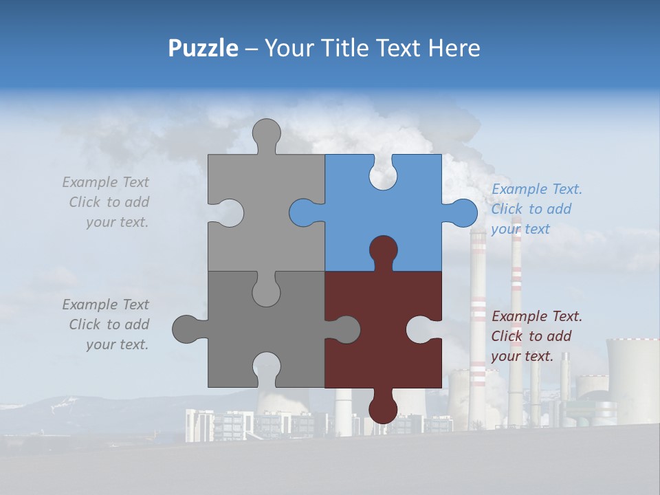 Plant Contamination Condensation PowerPoint Template