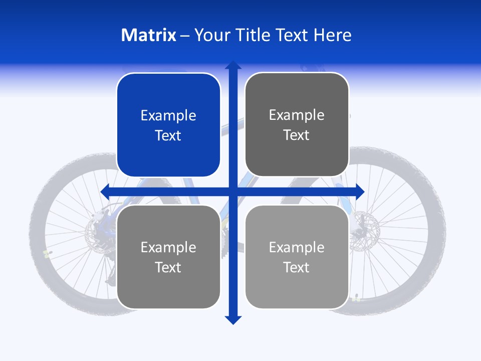 Cycling Wheel Mountain PowerPoint Template