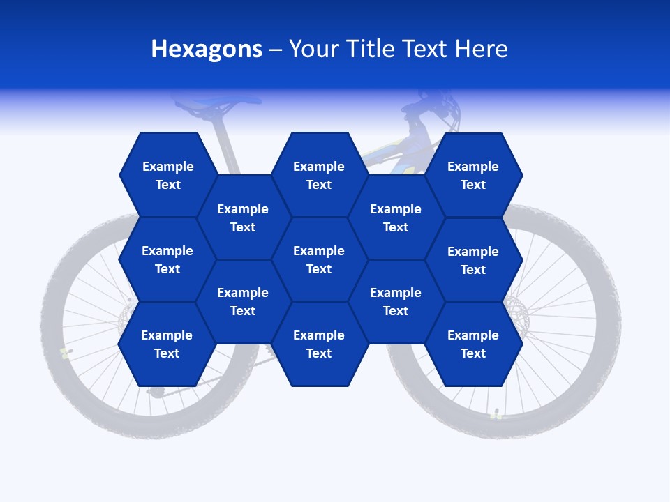 Cycling Wheel Mountain PowerPoint Template