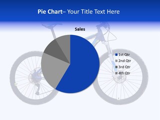 Cycling Wheel Mountain PowerPoint Template