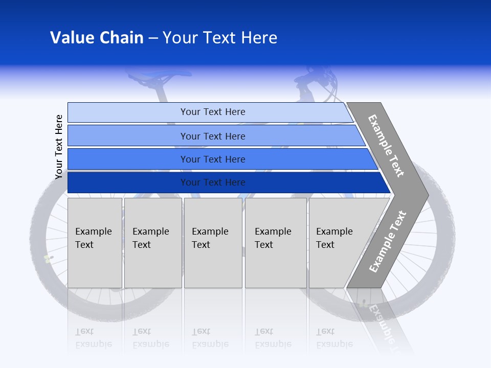 Cycling Wheel Mountain PowerPoint Template