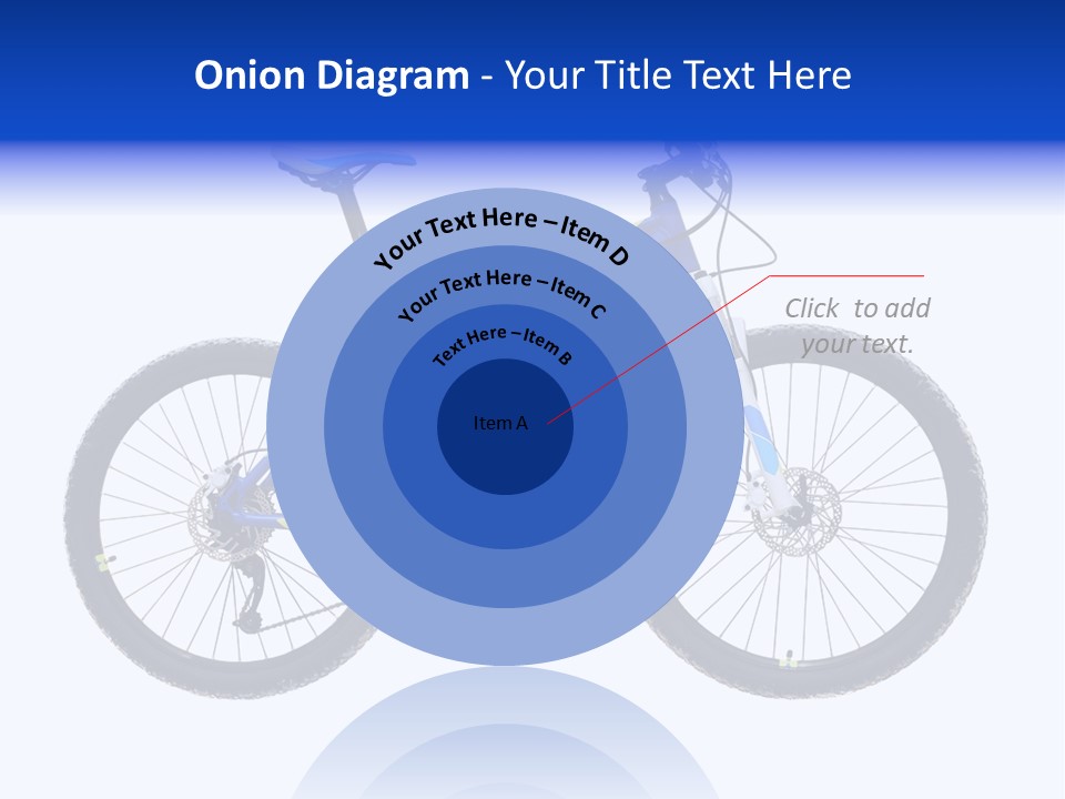 Cycling Wheel Mountain PowerPoint Template