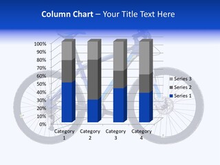 Cycling Wheel Mountain PowerPoint Template