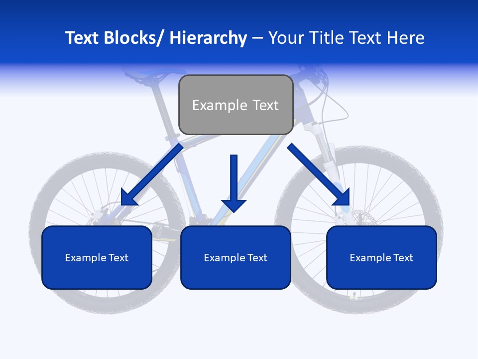 Cycling Wheel Mountain PowerPoint Template