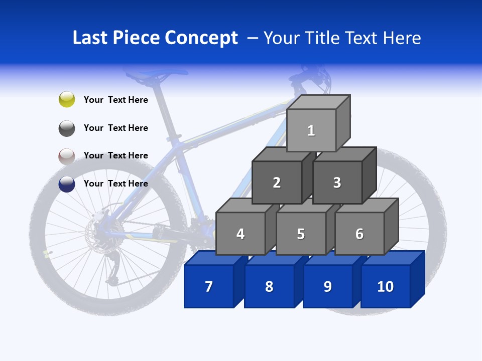 Cycling Wheel Mountain PowerPoint Template
