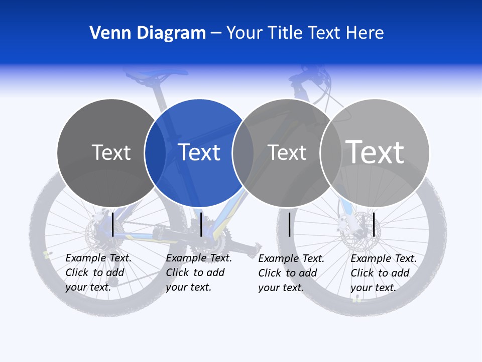 Cycling Wheel Mountain PowerPoint Template