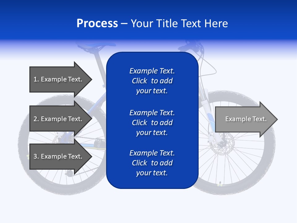 Cycling Wheel Mountain PowerPoint Template