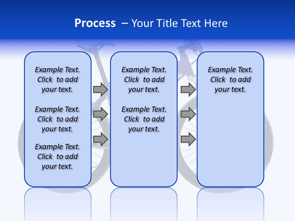Cycling Wheel Mountain PowerPoint Template