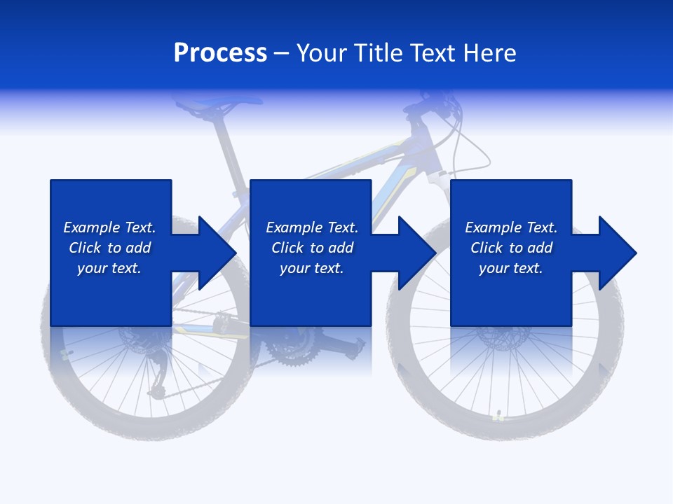 Cycling Wheel Mountain PowerPoint Template