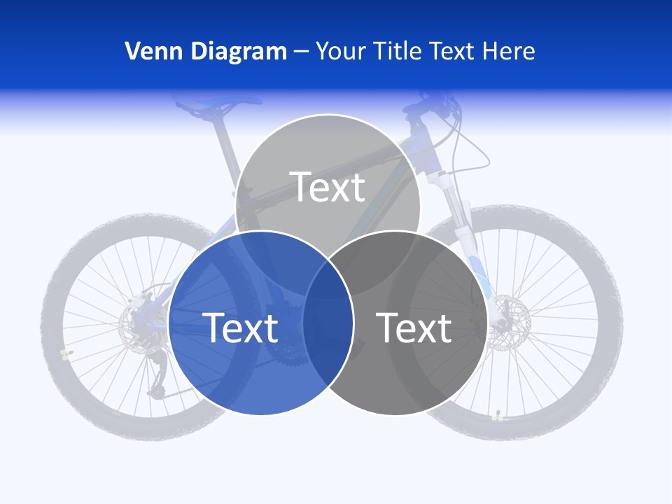 Cycling Wheel Mountain PowerPoint Template