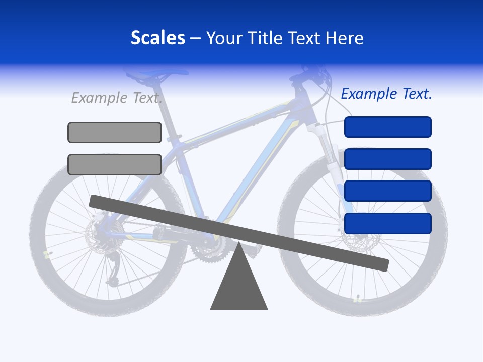 Cycling Wheel Mountain PowerPoint Template