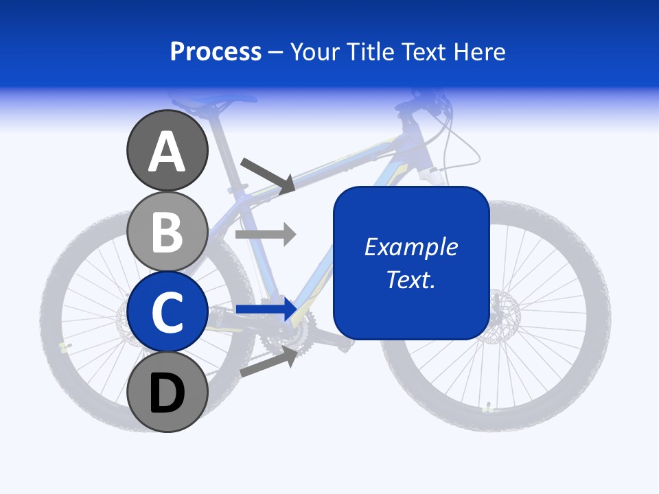 Cycling Wheel Mountain PowerPoint Template