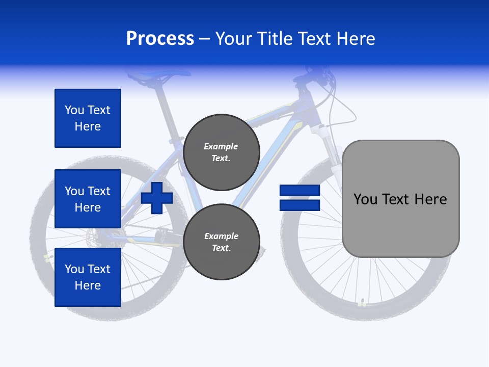 Cycling Wheel Mountain PowerPoint Template