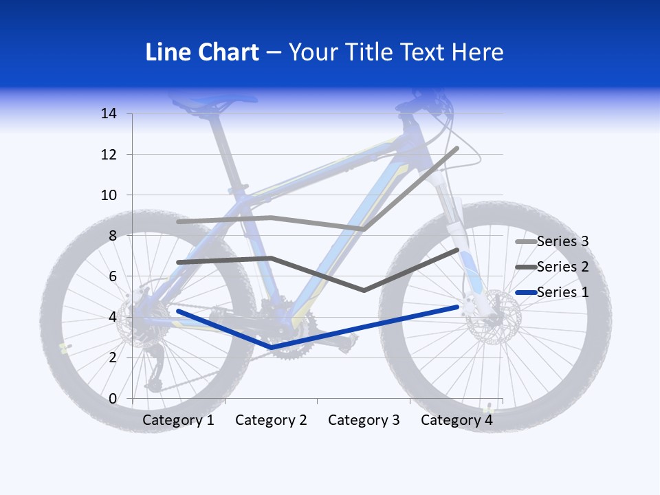 Cycling Wheel Mountain PowerPoint Template