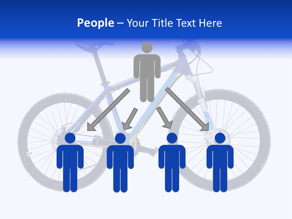 Cycling Wheel Mountain PowerPoint Template