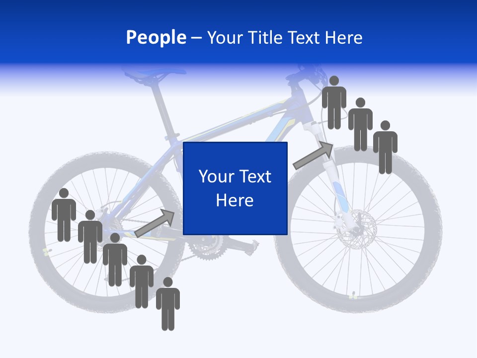 Cycling Wheel Mountain PowerPoint Template