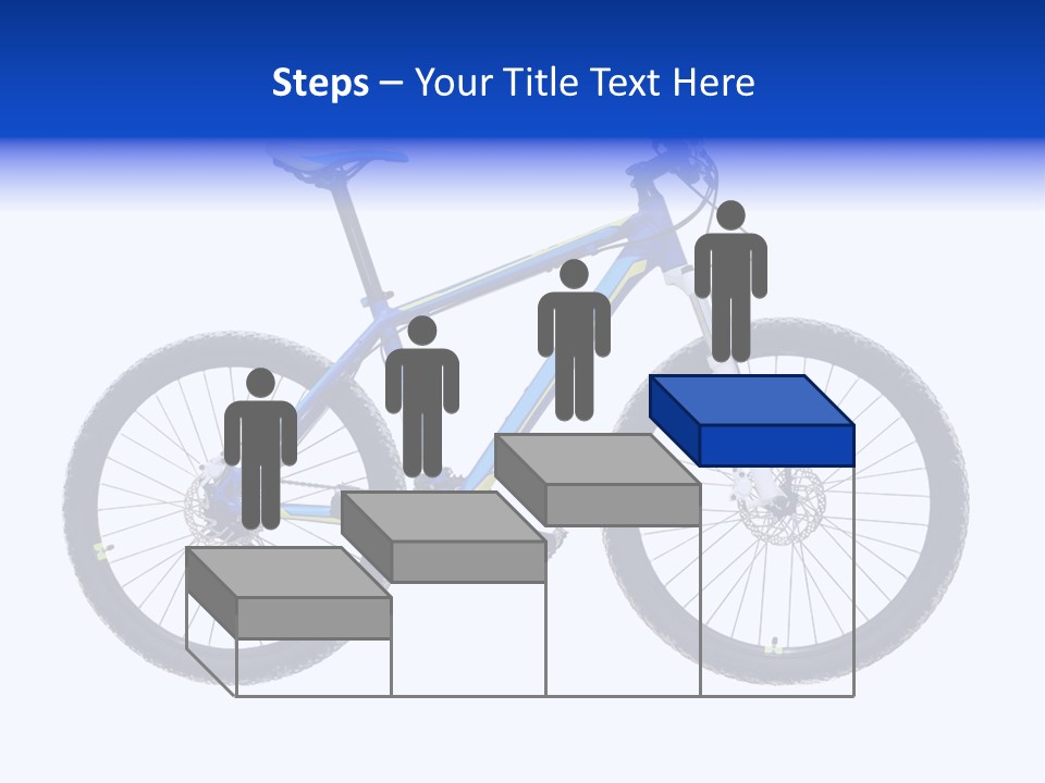 Cycling Wheel Mountain PowerPoint Template
