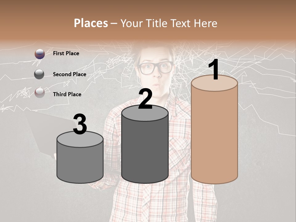 Ultrabook Freak Interessiert PowerPoint Template