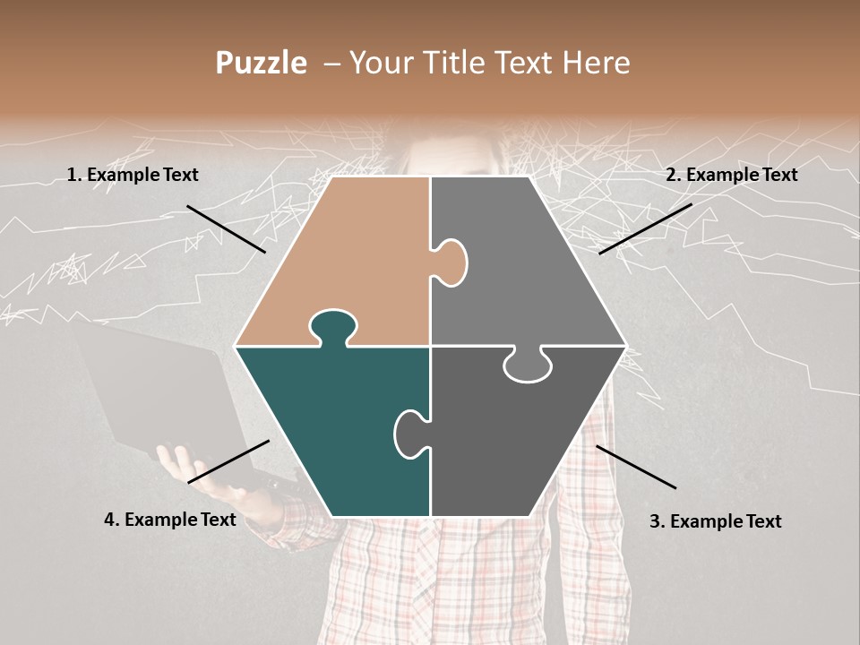 Ultrabook Freak Interessiert PowerPoint Template