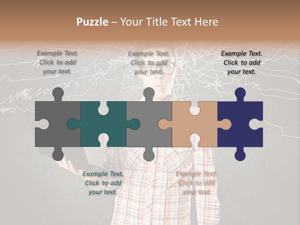 Ultrabook Freak Interessiert PowerPoint Template
