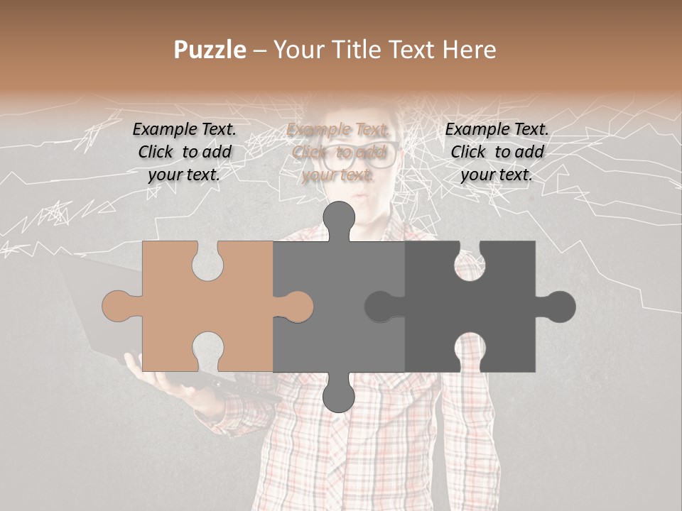 Ultrabook Freak Interessiert PowerPoint Template