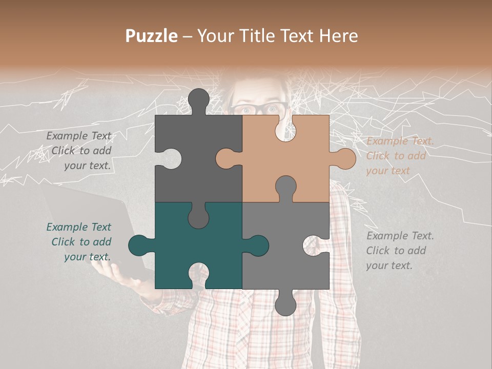 Ultrabook Freak Interessiert PowerPoint Template