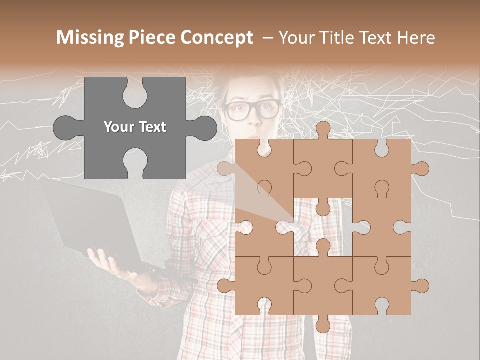 Ultrabook Freak Interessiert PowerPoint Template