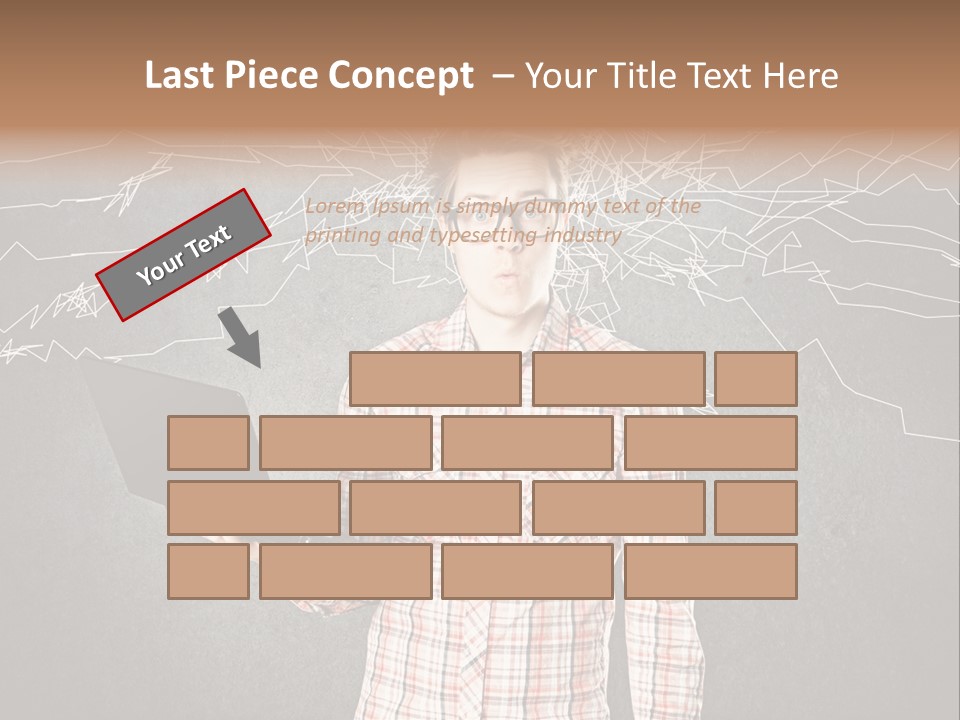 Ultrabook Freak Interessiert PowerPoint Template