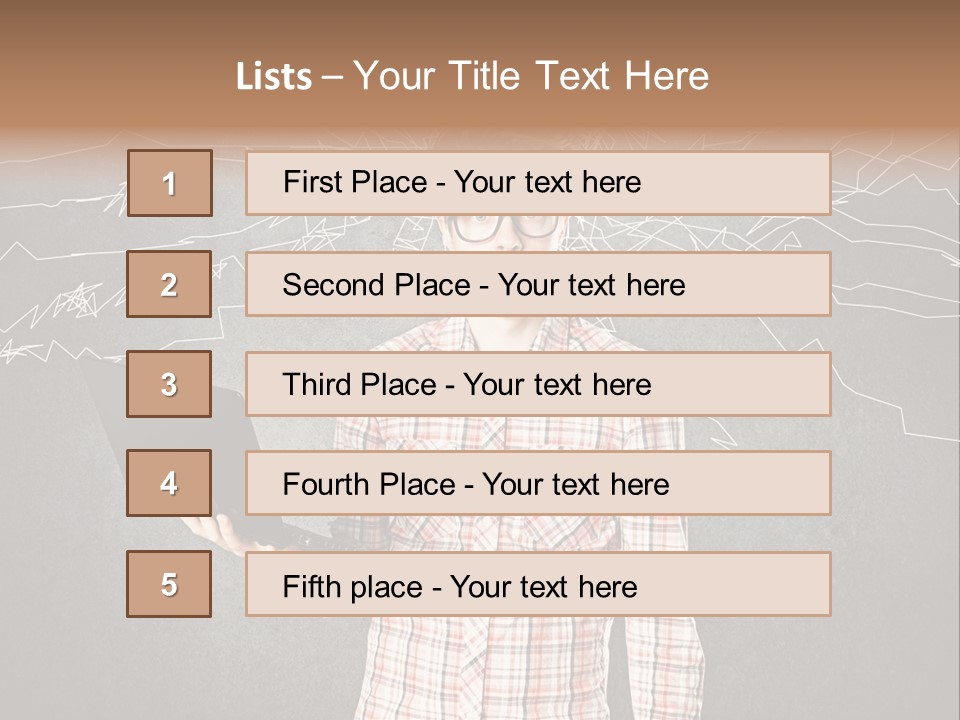 Ultrabook Freak Interessiert PowerPoint Template