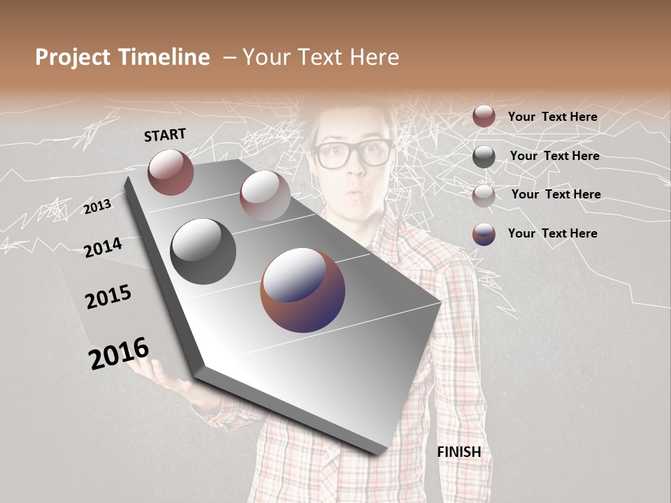 Ultrabook Freak Interessiert PowerPoint Template