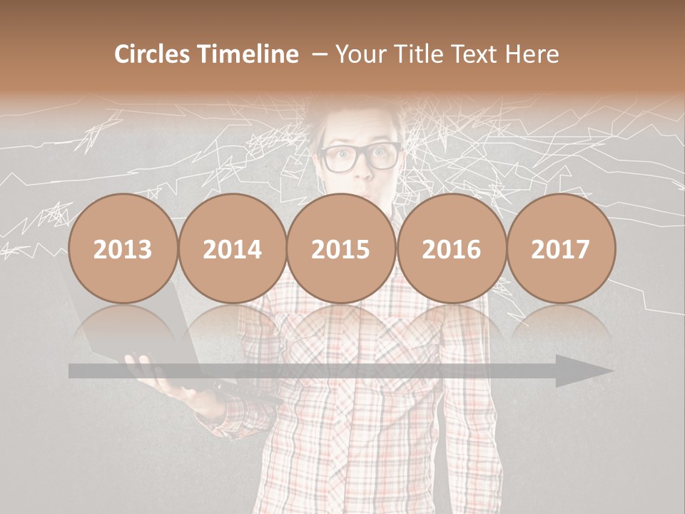 Ultrabook Freak Interessiert PowerPoint Template