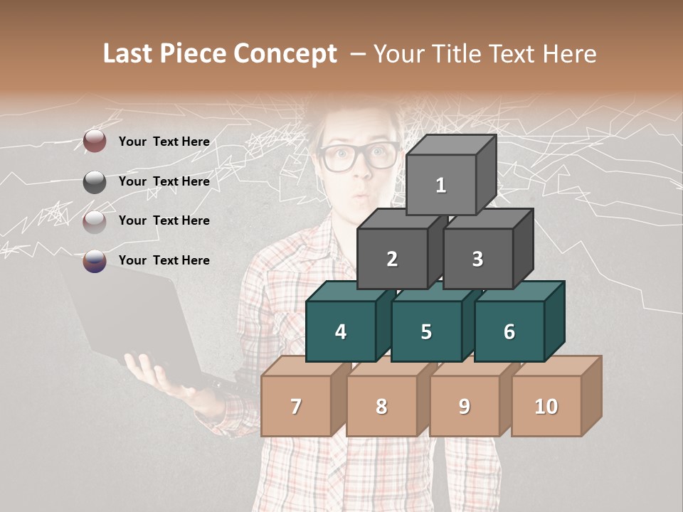 Ultrabook Freak Interessiert PowerPoint Template