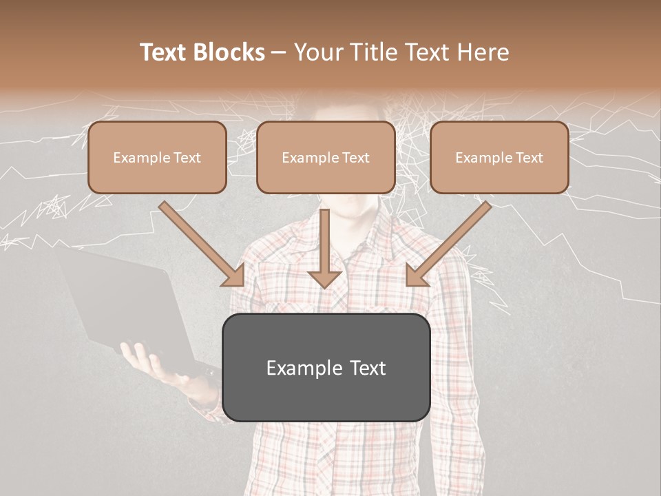 Ultrabook Freak Interessiert PowerPoint Template