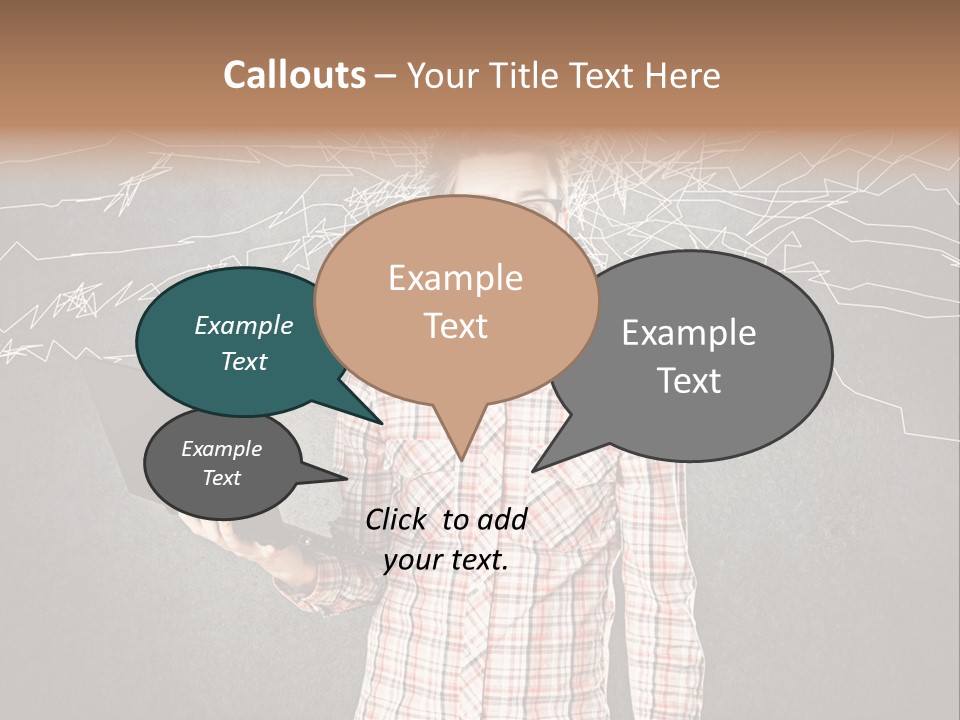 Ultrabook Freak Interessiert PowerPoint Template