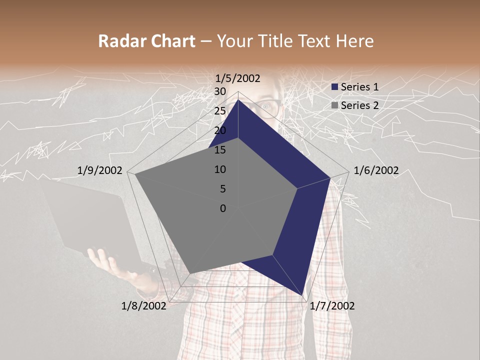 Ultrabook Freak Interessiert PowerPoint Template