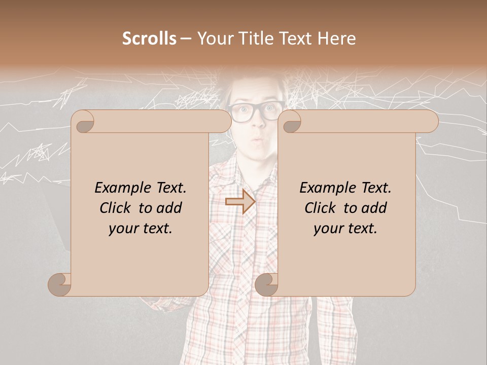 Ultrabook Freak Interessiert PowerPoint Template