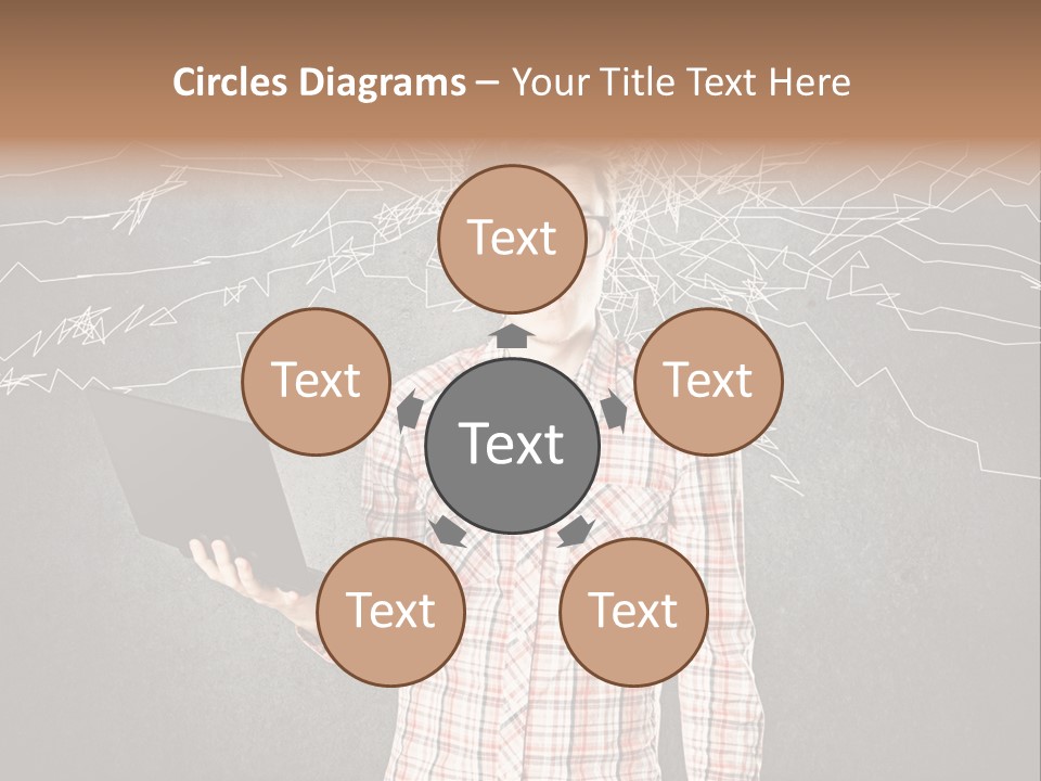 Ultrabook Freak Interessiert PowerPoint Template