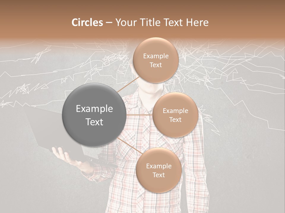 Ultrabook Freak Interessiert PowerPoint Template