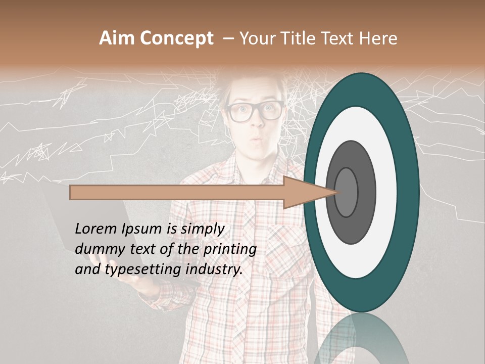 Ultrabook Freak Interessiert PowerPoint Template