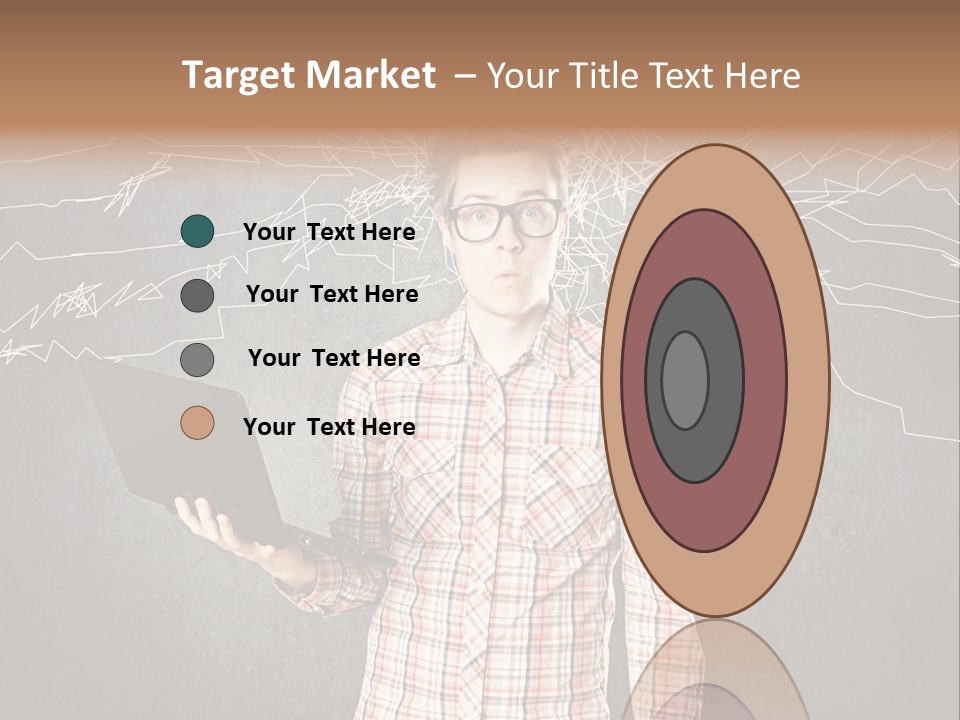 Ultrabook Freak Interessiert PowerPoint Template