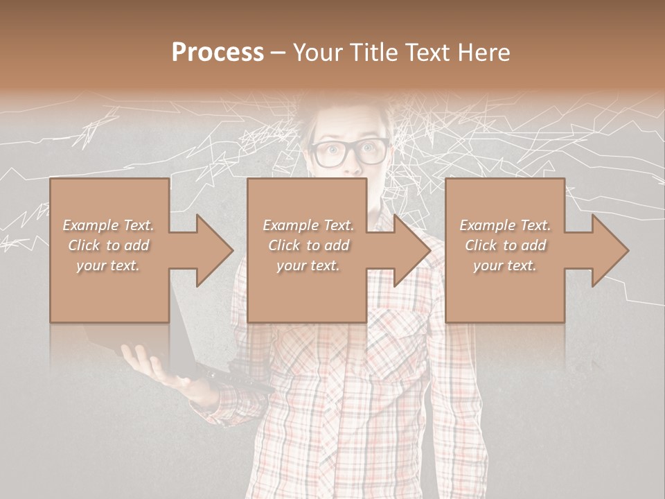 Ultrabook Freak Interessiert PowerPoint Template