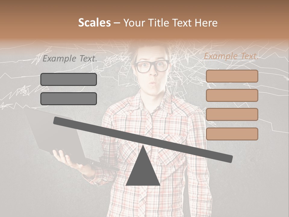 Ultrabook Freak Interessiert PowerPoint Template