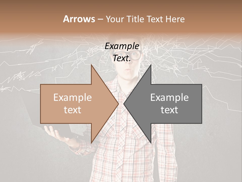 Ultrabook Freak Interessiert PowerPoint Template