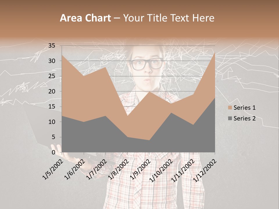 Ultrabook Freak Interessiert PowerPoint Template