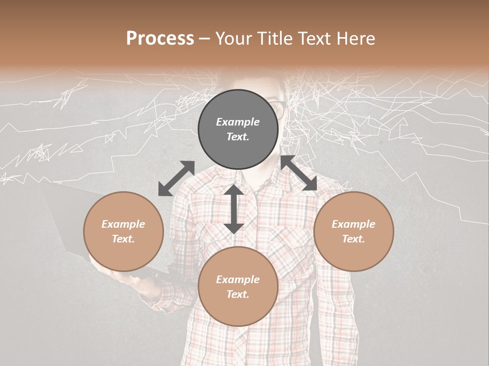 Ultrabook Freak Interessiert PowerPoint Template